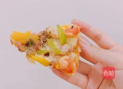 虾仁培根火腿披萨的做法图解4