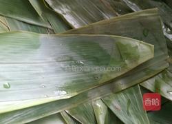 三色糯米猪肉粽的做法图解2