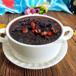 養(yǎng)生良方#黑芝麻黑豆核桃粥的做法[圖]