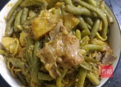 排骨炖豆角焖面的做法图解16