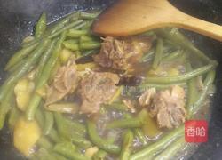 排骨炖豆角焖面的做法图解13