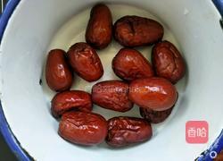 小米奶香发糕的做法图解3