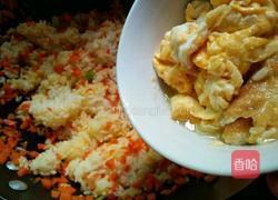 胡萝卜芹香蛋炒饭的做法图解8