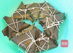 西米红豆三角粽的做法图解11