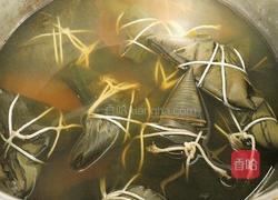 西米红豆三角粽的做法图解15