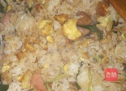 鸡蛋火腿炒饭的做法图解8