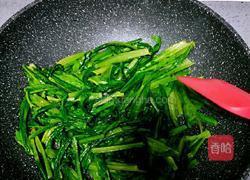 清炒油麦菜的做法图解6