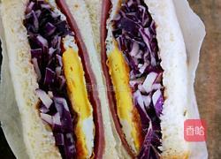 紫甘蓝三明治的做法图解17