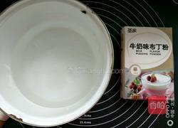 蜜豆牛奶布丁的做法图解1