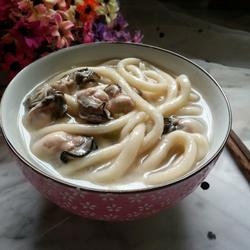 芹菜海蛎肉片面的做法[图]