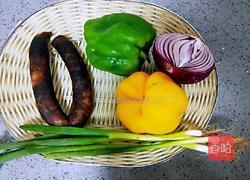 臘腸燜飯的做法圖解1