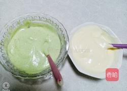 菠菜斑马纹酸奶蛋糕的做法图解14