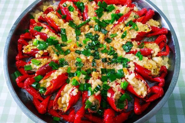 蒜蓉小龙虾粉丝（内附详细清洗小龙虾教程）