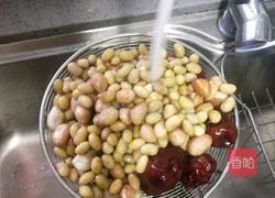 红枣花生豆浆的做法图解3