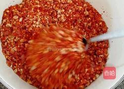 单位厨师炸辣椒油的做法图解3