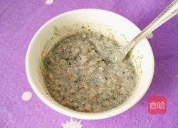 黑芝麻米饭煎饼的做法图解8