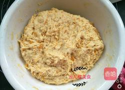 黄玫瑰花红薯花卷的做法图解4