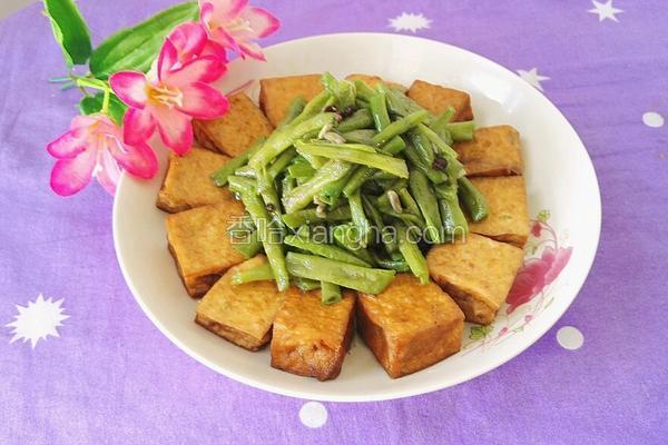 油豆腐炒豆角