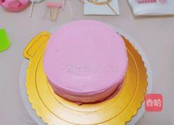 火烈鸟生日蛋糕粉色少女心的做法图解3