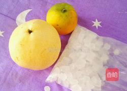 香橙冰糖雪梨的做法图解1
