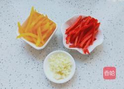 彩椒茼蒿的做法图解3