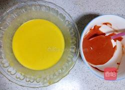 红曲戚风蛋糕的做法图解3