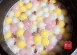 酒酿银耳多彩汤圆的做法图解9