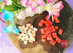 西瓜桃子牛奶糕的做法图解2