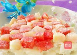 西瓜桃子牛奶糕的做法图解14