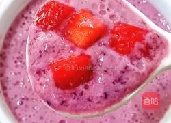 蓝莓草莓奶昔的做法图解11