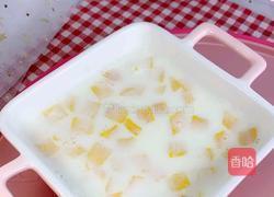 冰凉特仑苏牛奶芒果块的做法图解6