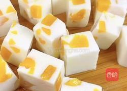 冰凉特仑苏牛奶芒果块的做法图解8