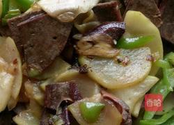 浦瓜炒猪肝的做法图解3