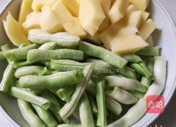 陕北熬豆角~的做法图解1