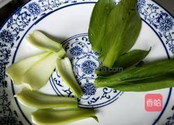 菜叶猪肝糊的做法图解3