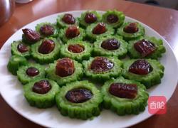 夏日苦尽甘来之苦瓜椰枣的做法图解6