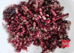 黑玉米玫瑰牛奶饮的做法图解6