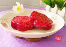 火龙果牛奶煎饼(花形)的做法图解18