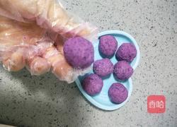 南瓜紫薯糯米球的做法图解14