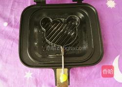 香橙牛奶煎饼(小熊头形)的做法图解11
