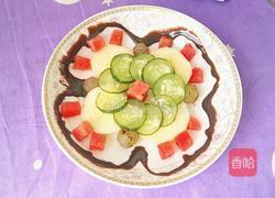 水果蔬菜拼盘沙拉的做法图解8
