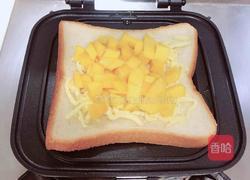 芒果芝士封边三明治的做法图解5