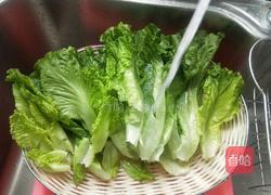 脆爽生菜的做法图解2