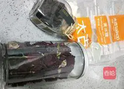 Illustration of how to make rose tea 1