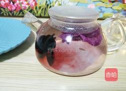 洛神花玫瑰茶凉粉的做法图解3