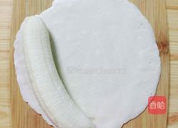 飞饼香蕉卷的做法图解3