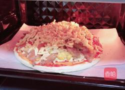 芝士黑椒鸡胸披萨的做法图解8
