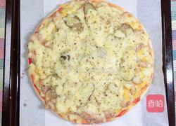芝士黑椒鸡胸披萨的做法图解10