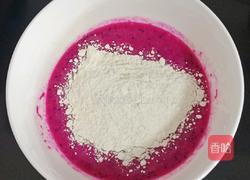 火龙果鸡蛋软饼的做法图解5