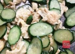 黄瓜炒鸡蛋的做法图解5